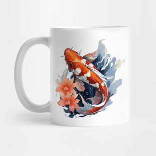 Koi Fish In A Pond Mug